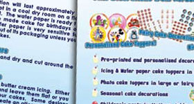 Heroes for Kids Cake Toppers Flyer Design