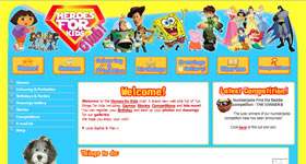 Heroes for Kids CLub Website Design