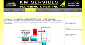 KM Services Website Design