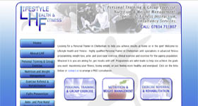 Lifestyle Health & Fitness Website Design