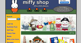Miffy Shop Website Design